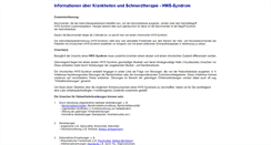 Desktop Screenshot of hws-syndrom.schmerzklinik.com